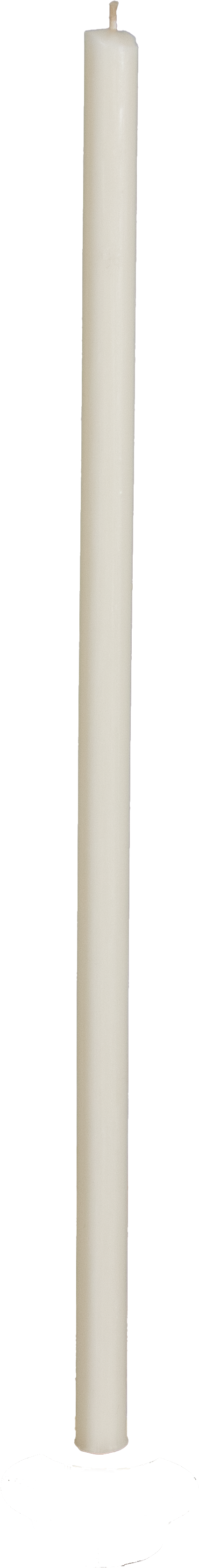 18 Stück- 1 Kg Weiße Bienenwachskerzen – 39 cm, Ø 15 mm, Brenndauer 4 Stunden