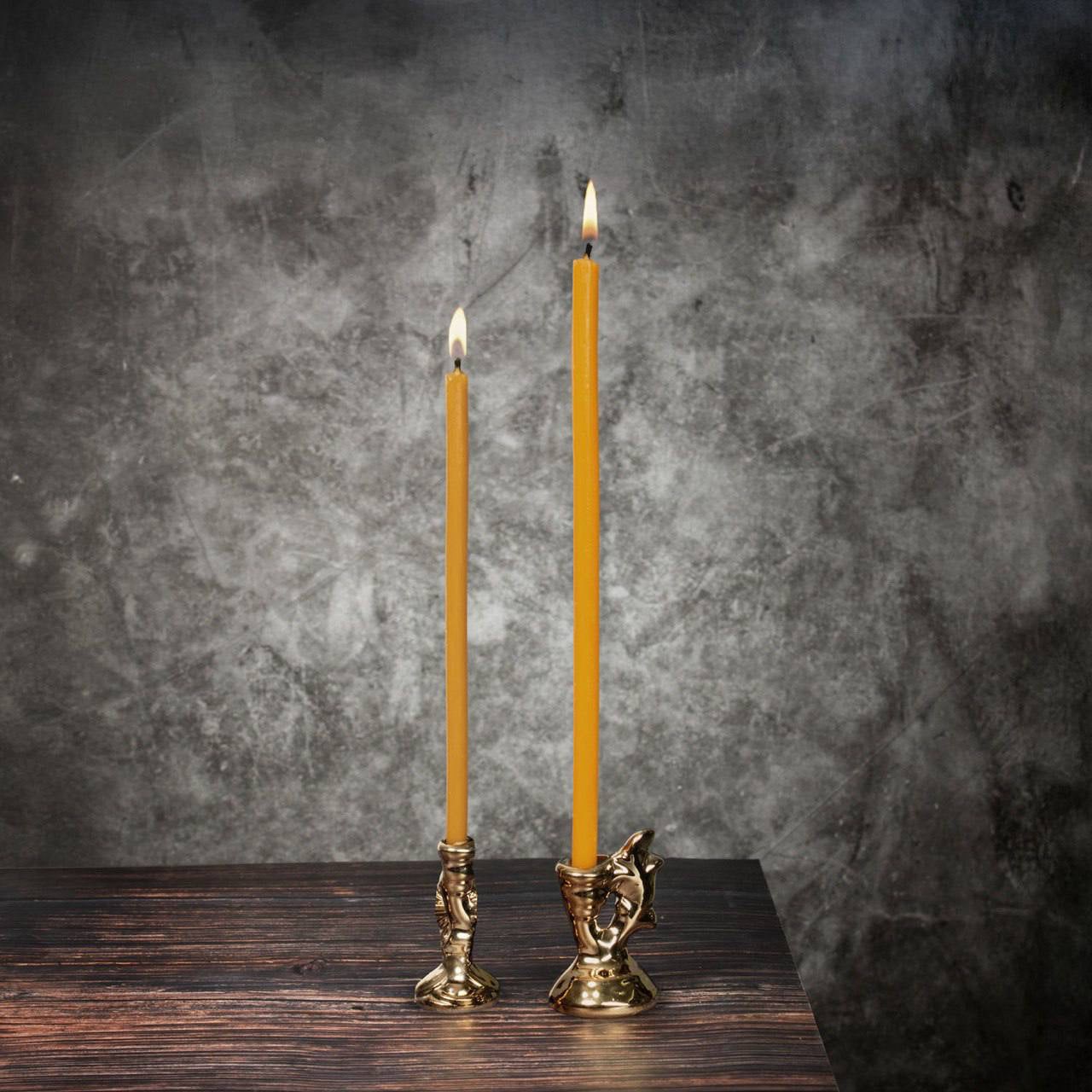Yellow beeswax candles – 1 kg, various sizes of your choice