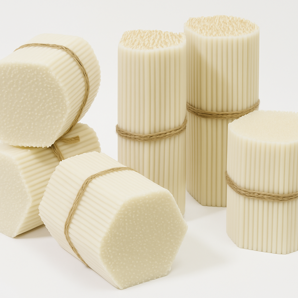 White beeswax candles – 1 kg