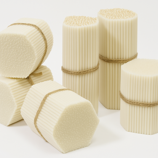 White beeswax candles – 1 kg