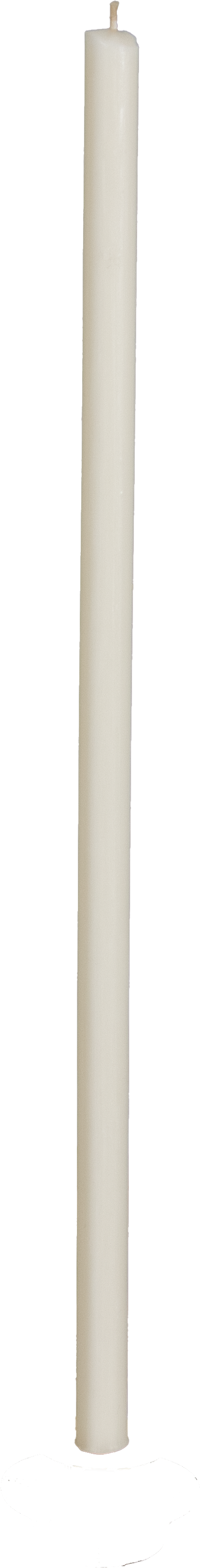 18 Stück- 1 Kg Weiße Bienenwachskerzen – 39 cm, Ø 15 mm, Brenndauer 4 Stunden