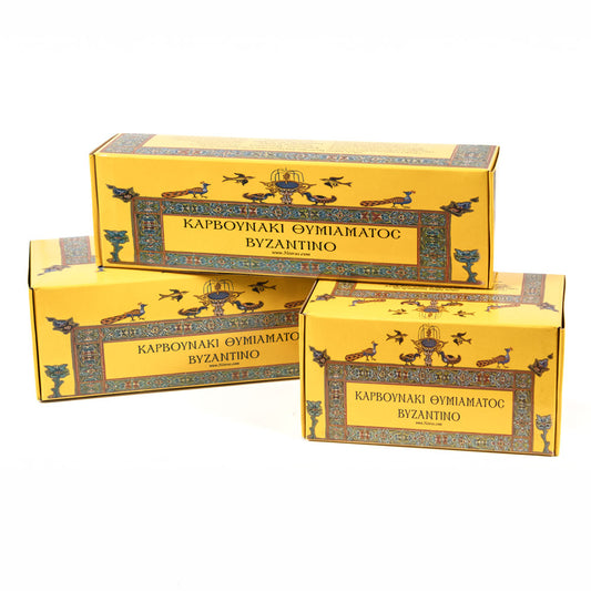 Griechische Räucherkohle schnellzündend I ökologisch & rauchfrei I 22 mm, 27 mm, 35 mm