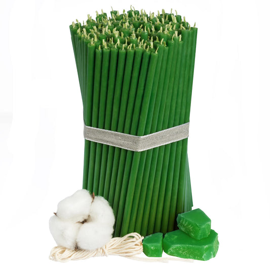Grüne Bienenwachskerzen – 1 kg