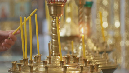 Yellow beeswax candles – 1 kg, various sizes of your choice