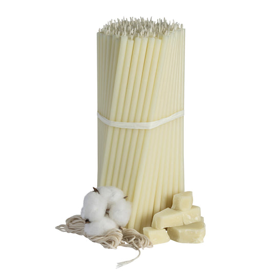 Weiße Bienenwachskerzen – 1 kg